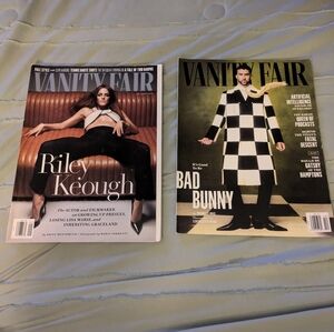 Vanity Fair Magazine Set - Riley Keough & Bad Bunny Covers Sep. , Oct. (2023)